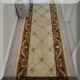 DR11. One of three fleur-de-lis tufted wool runners.